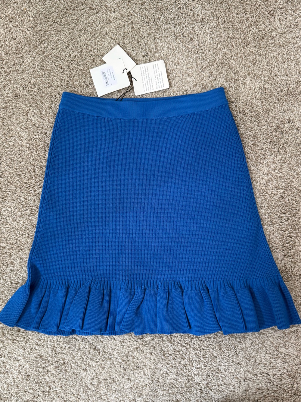 NWT Sandro Ruffle Hem Skirt Size 4 36 FR - Picture 4 of 6